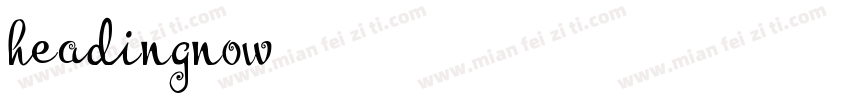 headingnow 86字体转换